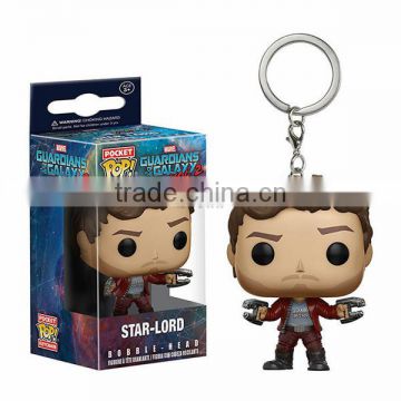 Sveda Wholesale Pocket POP keychain Star-Lord, Hot Movie Guardians of the Galaxy II PVC figure keychains