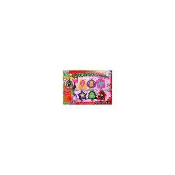 Christmas decoration DIY kit / X'mas craft kit / Felt ornament kit