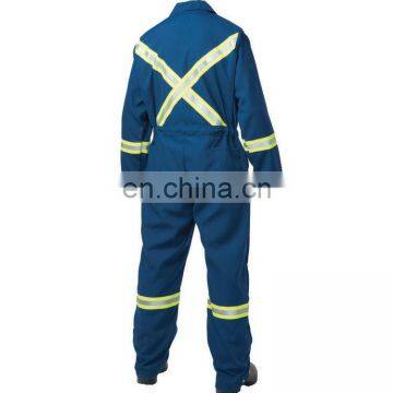 100%Cotton Fire Retardant Coverall for Welder Used Blue Wear Rough Workwear
