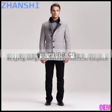 Winter Jackets Breasted Wool Peacoat western style wool for men jacket