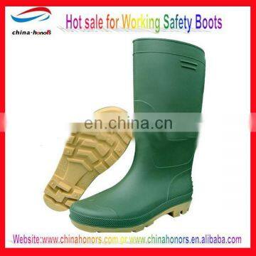 cheap steel toe work boot/steel toe cap and sole safety boots/steel green work boots