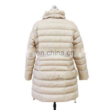 Women High Quality Light Long Detachable Hem Down Coat photo-2
