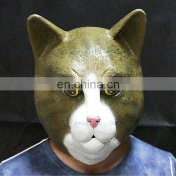 2015 Adult Animal Full Head Latex Carnival mask & latex Cat mask for Christmas