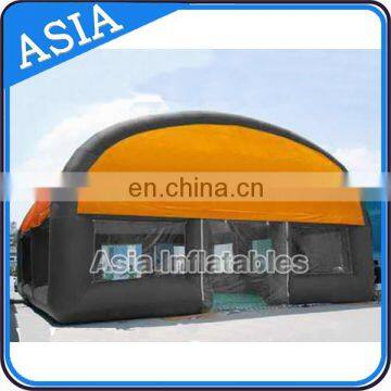 TOP Quality Yellow Inflatable Bubble Tent / Paintball Tent For Inflatable Interactive