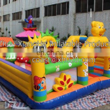 Endless fun and populare outdoor or indoor commercial grade vinyl tarpaulin giant inflatable fun city FU048