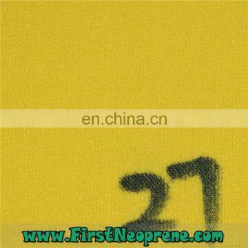 Yellow Style 2mm Thickness Neoprene Fabric with Nylon for can holder