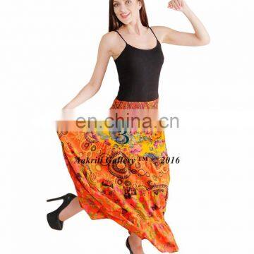 Women Party Dance Cotton Skirt girls dancing corset Indian long handmade skirts