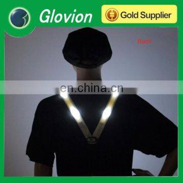 Best seller fashion suspenders for girls decoration Party accessories LED flashing Suspenders Led Panel Light Suspender