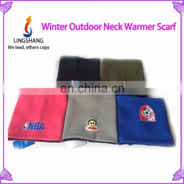 Lingshang winter neck heater multifunctional polar fleece bucket hat