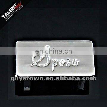 Custom Alloy Metal Logo Badge Plate for Garment Accessories photo-6