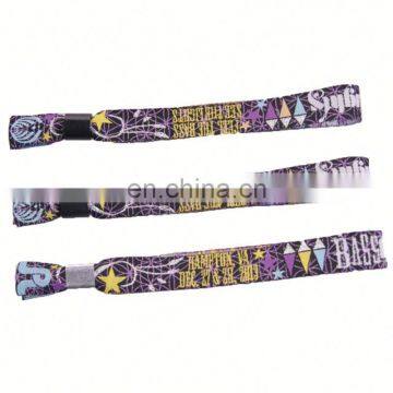 Colorful Disposable Events Cheap Customized Fabric Wristbands photo-2