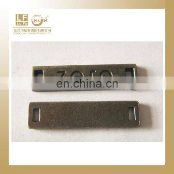 Clothing LOGO Badge in Black Nickle Color photo-2