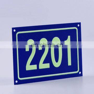 Top Quality Changeable Number Style And Aluminum Type Custom Made High Grade Metal Luminous Sign For Building