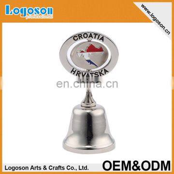 Top quality personalized tourist souvenirs metal painted cow bells