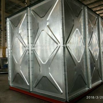 firefighting galvanized steel water tank