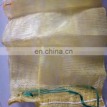 For Fruit and Vegetable Customize Logo Label Reusable Eco Friendly Strong Drawstring Mesh Produce Bag