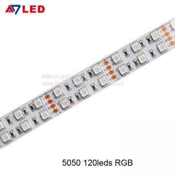 Adle Light high lumen 5m 5050 smd 120 leds/m color changing strip led rgb with remote