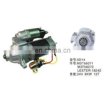 6D14 starting motor M3T56072