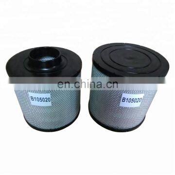 China filter diesel engine parts air filter B105020