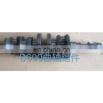 Diesel spare parts for D600 engine crankshaft Forged Steel