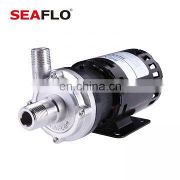 SEAFLO 115V AC 400GPH Magnetic Food Grade Stainless Steel Small Hot Water Circulation Beer Home Brewing Wort Pump