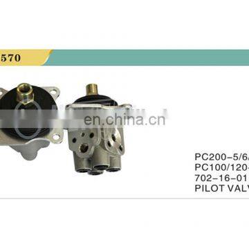 High Quality Excavator Electric Parts PC200-5/6/7 PC100/120-6 Pilot Valve 702-16-01180