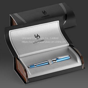 Customized Logo Pen Gift Box Luxury Pen PU Packing Boxes Business Gift Box