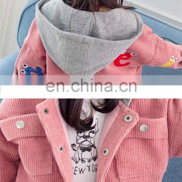 Cute Corduroy Girls Jacket Coat With Highest Quality photo-2