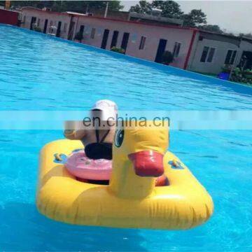 Factory Wholesale Inflatable Animal Floating Spotty Dog And Duck Inflatable Water Boat Outdoor Water Games For Sale photo-5