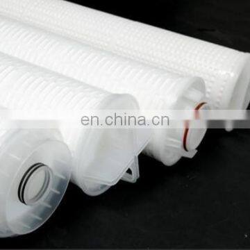 Industrial High Flow Water Treatment Folding 20 40 60inch Filter Element