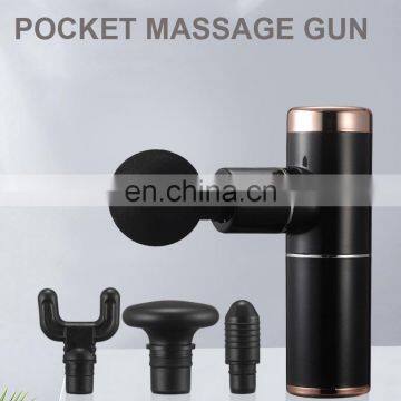 Ready To Ship Electric 20W Body Massager Handle Deep Vibrating Mini Massage Gun Brushless Motor Massager Gun photo-5
