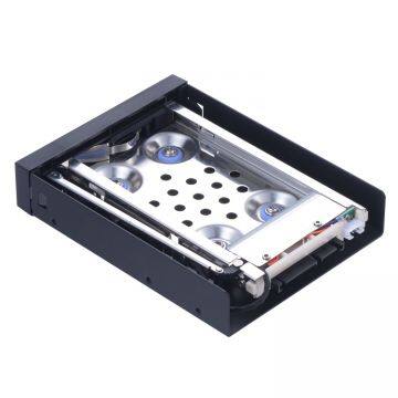 Unestech ST2511 2.5in SATA Anti-vibration Tray-less SSD Hdd Mobile Rack for 3.5in Floppy Drive Enclosure photo-2