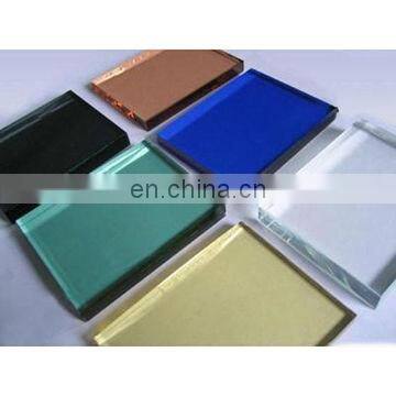 High Quality 6mm Unbreakable Colored Reflective Window Tempered Glass Sheet
