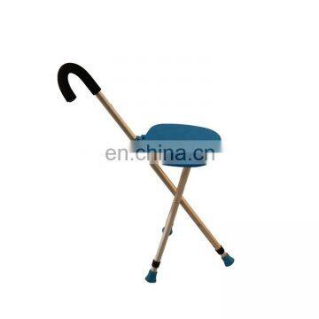 Backrest Type Three-legged High-stability Aluminum Forearm Medical Disabled Crutch Walking Cane Chair