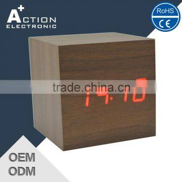 Wooden LED Digital Alarm Clock