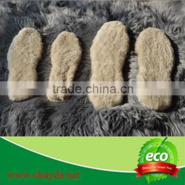 Cheap warm sheepskin shoe insole