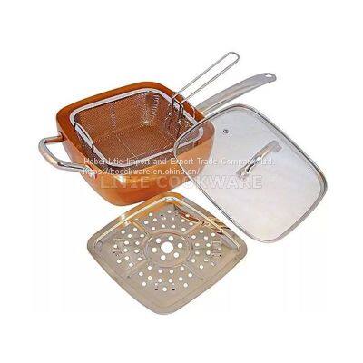 Pressed Aluminum Cookware Set Cookware Set Series Square Shape Series Cast Aluminum Cookware Manufacturers photo-2