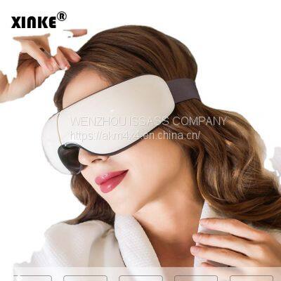 Wireless Air Pressure Vibration Digital Eye Massager Vibration Magnetic Acupuncture Therapy Relief Heat Compress Eye Mask