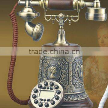 Basic corded antique retro telephone