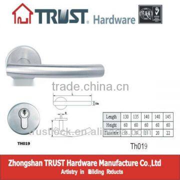 TH019:Stainless Steel Hollow bathroom door handle