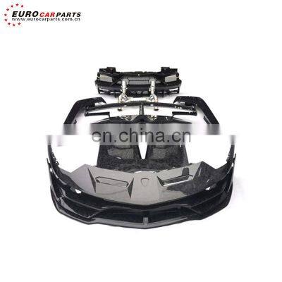 Lp700 Svj Car Auto Bady Kit Parts Carbon Fiber Material Automobiles Exterior Bumper Rear Spoiler Exhaust Tip Full Set photo-2