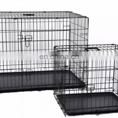 Wholesale Black Metal Pet Dog Crate Durable Outdoor Large Folding Pet Dog Cage photo-4