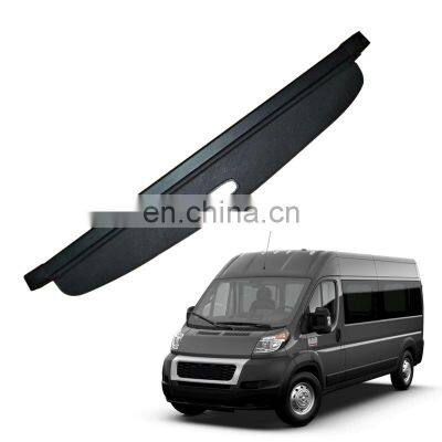 Black Beige Color Canvas Retractable Cargo Cover Tonneau Cover For Dodge Ram Promaster City 2017-2021