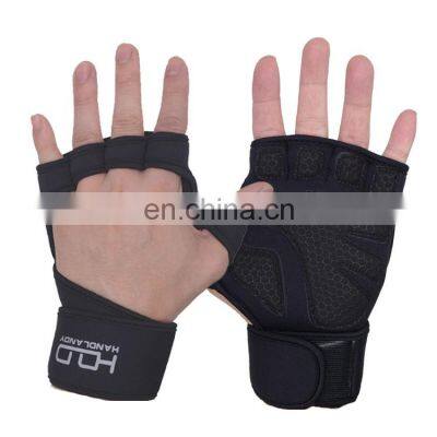 HANDLANDY Neoprene bodybuilding high quality sport fitness gloves,exercise training gym wholesale gloves