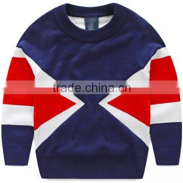 Knit Cotton sweater new designs for child style unisex cheap pullover