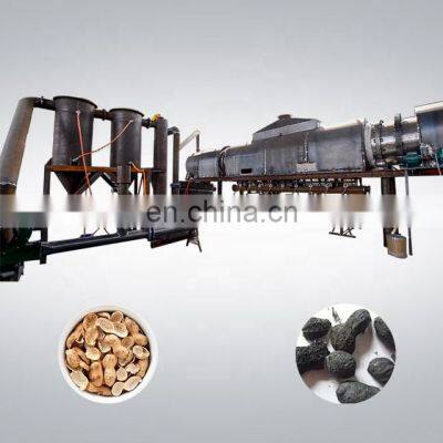 palm kernel shells carbonization furnace wood continuous carbonization furnace