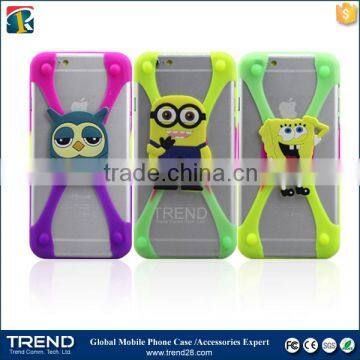 New arrival fit for 1~6 inches color changing color fading gradient color silicon bumper case