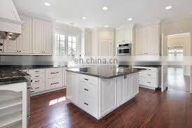 North American Kitchen Cabinet Solid Walnut Wood White Shaker Cherry Wood Kitchen Cabinets