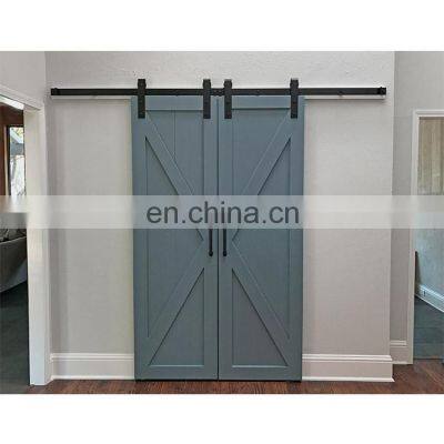 8 Feet Exterior Wood Patio Sliding Closet Doors photo-5
