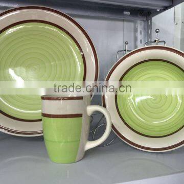 Fine Stoneware Dinnerware, Ceramic Pakistan Dinner Sets, Handprinted Dinner Set photo-4